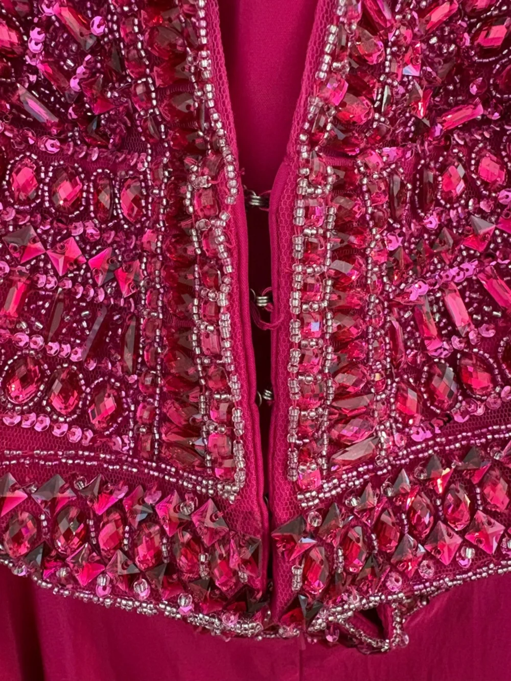 Sherri Hill Pink Two-Piece Formal Dress (size 0) - Picture 5 of 12